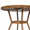 Flash Furniture Bordeaux French Bistro 31.5in. Tbl, Navy and White PE Rattan, Glass Top w/4 Stack Chairs - Natural SDA-AD641012-80-4001-NVYWH-NAT-GG - alternate 6